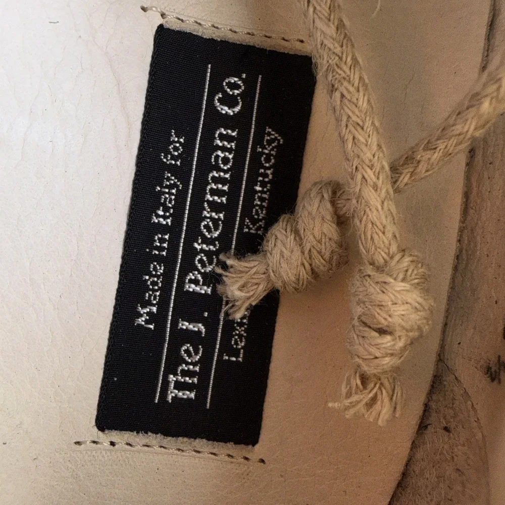 J. Peterman Company Blue Suede Lace Up Shoes Women's Shoe Size 11 Made In Italy